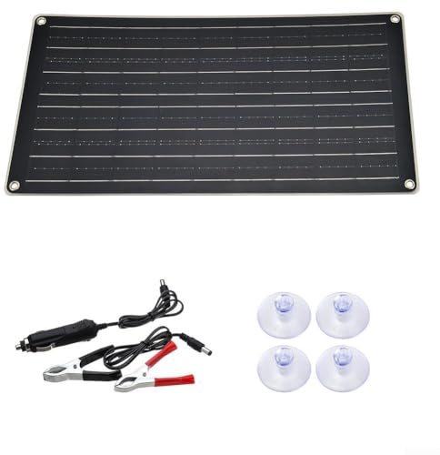 Panneau solaire monocristallin, 40 W18 V Chargeurs solaires pour téléphones, voitures, camping, bateau, chargeurs efficaces résistants aux intempéries