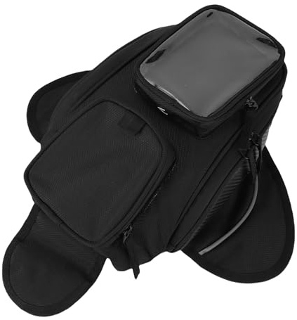 Sac de Réservoir Magnétique Universel pour Moto, Sac de Moto Durable et Imperméable pour Court Voyage, avec Poche Transparente pour Téléphone, adapté pour, Riders