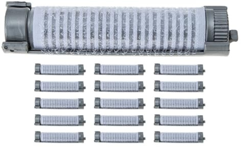 Mipcase Bigoudis en Plastique et Nylon pour Cheveux Courts 16 Pièces Usage Facile Clips Volumateurs Pratiques pour Boucler et Donner du Volume aux Racines pour Femmes