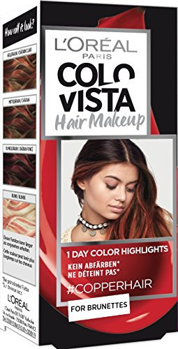 L'OrÃal Paris L'Oréal Paris Colovista Hair Makeup 1-Day-Color-Highlights 11 copperhair