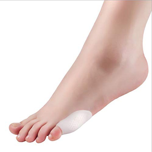 2 Stück Gel Kissen für Kleinzehen Druckschutz Blasenschutz Ballenpolster Kleinzeh Schoner Kleinzehen Pads