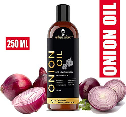Zwiebelöl für Haarwachstum und Hautpflege 250 ml mit 15 ätherischen Ölen und weiteren leistungsstarken Inhaltsstoffen wie Amla, Bhringraj, ...