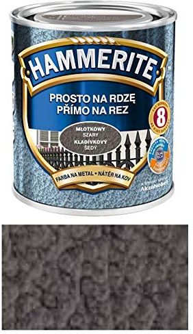 Hammerite metallskyddslack rostskydd 2,5 l hammarslag (hammarslag grå)