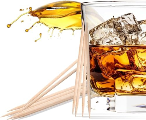 Licker Pickers Honey & Whiskey Flavored Toothpicks - 25 White Birch Aged in Premium Spirits.