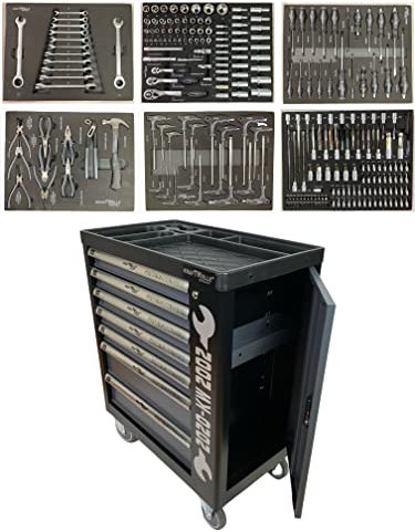 Kraftwelle Werkzeugwagen Werkstattwagen KW-2020-2002 Black Edition