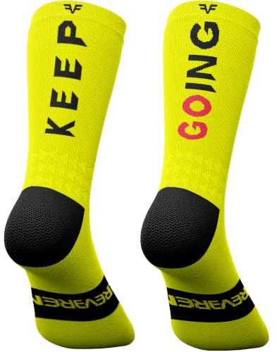 IRREVERENT Laufsocken - Kompressiv, Blasenverhindernd, Feuchtigkeitsableitend, Gepolstert - CrossFit, Fitnessstudio.