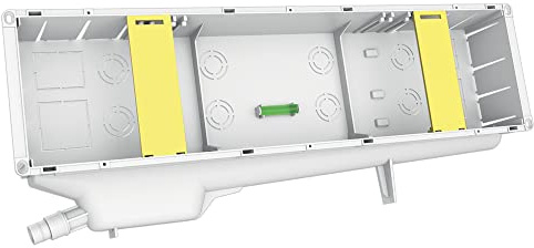 Unterputz Installationsbox/Installationsgehäuse ELISYUM HYDRONIC ELITE mit Kondensatwanne für Klimaanlage