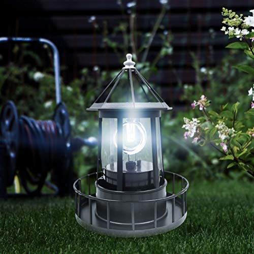 TYTOGE LED Solare Rotante Faro Luci Solari da Giardino