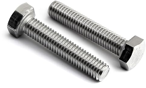 (15 Stück) M8x40mm Sechskantschrauben 304 Edelstahl Vollgewinde Maschinenschraube Schrauben