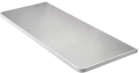 SUuim Klapptisch zur Wandmontage, Wandtisch aus Edelstahl 304, klappbar, zur Wandmontage, klappbarer Küchentisch, platzsparend, 90 x 30 cm (120 x 40 cm)
