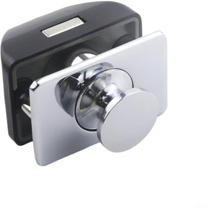 1 x Quadratischer Druckknopf Verriegelungsknopf für Schrank Wohnmobil Wohnwagen 30 mm(Chrome)