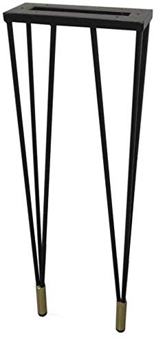 IUokLU Haarnadel-Tischbeine aus Metall, robuste Möbelbeine, Frühstücksbarbeine, DIY-Küchenschrank-Schreibtischfüße mit Schutzfüßen und Schrauben