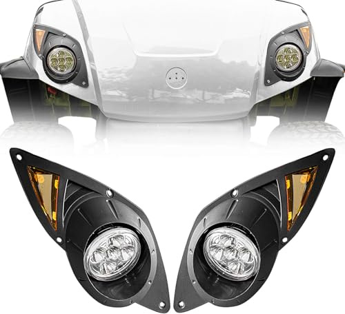 Golf Cart LED Head Light Kit For YAMAHA Drive G29 2007-2016 Gas or Electric Golf Cart Front LED Light Kit Replacement for Yamaha Gas&Electric 12V