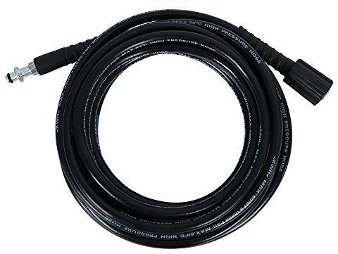 High Pressure Washer Hose Replacement Water Cleaning Kit Domestic Pressure Washers Threaded Hose Extension Compatible with M22 & C-Clip Type Quick Connector for Karcher K2 K3 K4 K5 (6M)