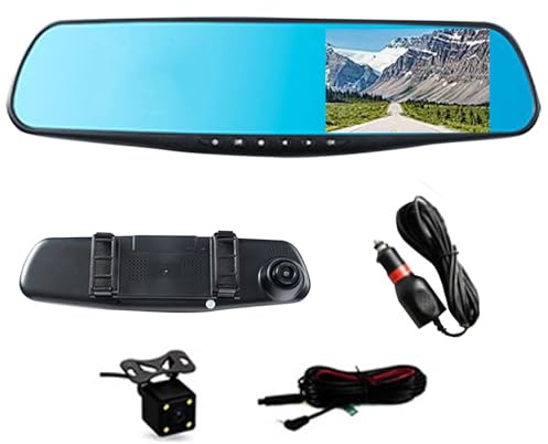 Rearview Glass Backup Camera | High Definition Smart Rearview Glass | Dash Cam Glass, Parking Assistance, Backup Camera Glass, 24H Parking Mode
