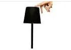 Lampada da tavolo ricaricabile in alluminio, LED dimmerabile touch, 5W, 3 temperature di colore [Classe di efficienza energetica A+++] (Nera)