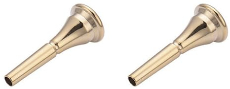 Lckiioy FranzöSisch Horn Mund StüCk Kit EnthäLt 2 StüCk FranzöSisch Horn MundstüCk für Erwachsene Kinder und AnfäNger Musik Instrument-A