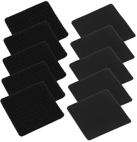 OSOLADY 10ensembles Tapis De Fixation Auto-adhésif pour Moquette De Antidérapantes pour Tapis De Voiture Bande De Grippage Résistante Et Compatible avec Divers Modèles De Véhicules