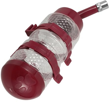 Happyyami Distributeur d'eau Prévention des Impuretés pour Cage de Chien et Petit Animal, Bouteille Suspendue 500ml en PP et Pet, Expérience de Boisson Confortable