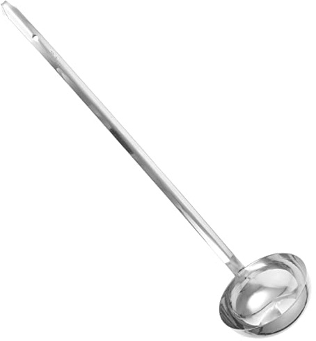 IMIKEYA Cucharón de Sopa de Acero Inoxidable Asa Larga para Servir en Cocina y Restaurante