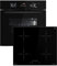 KKT KOLBE Kit de cuisinière autonome | Four encastrable 60 cm BO8005FB | Plaque à induction IH85900RL | Barbecue | Air chaud | Minuterie automatique | Double vitrage de protection thermique | Sécurité
