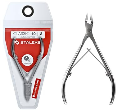STALEKS PRO by Natury Nails Profi Nagelhautzange 8mm Edelstahl Classic 10-8