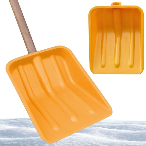 Snow Shovel Head Replacement, Snow Shovel Replacement Blade, Plastic Head Thick Blade for Driveway Clearing(Without Handle)