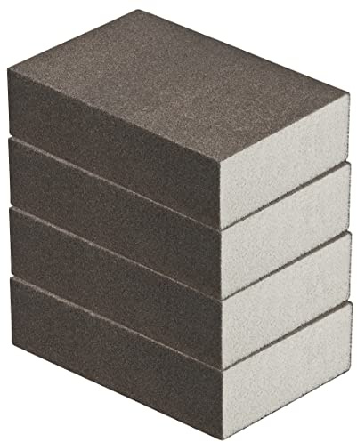 Schleifschwamm 4er Set robuste Körnung K60-220 DIY Handschleifer für viele Materialien geeignet hochwertiger Handschleifklotz Schleifklotz Schleifblock