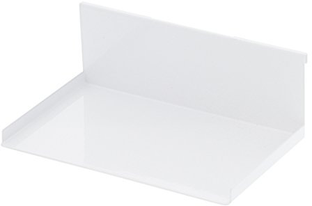 Yamazaki Tower Grid Panel Organizer und Zubehör-Wandaufbewahrung Dekor, Stahl, White, One Size