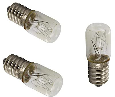 FIND A SPARE Pack of 3 Universal Lamp Bulb E14 10W for Beko Whirlpool Samsung Bosch Beko Indesit Russell Hobbs Refrigerator & Freezer