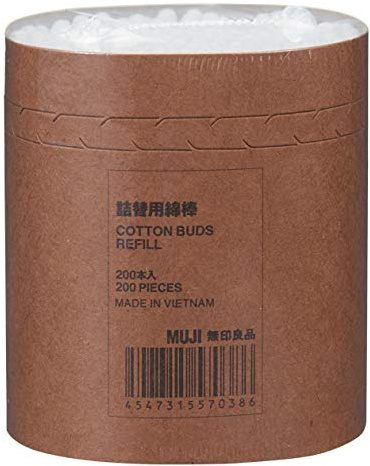 cotton fioc/cotton fioc (3, Ricarica tamponi di cotone 200 pezzi)