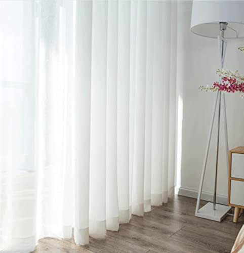 Einfache nordische Chenille High Shade Custom Solid Color Luxus Großhandel Vorhänge für Wohnzimmer Esszimmer Schlafzimmer Fenster Tür-Tüll,B500cmxH250cm 1pc,Stabtasche