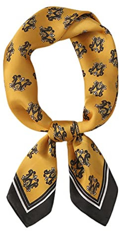 FAIRYGATE Damen Seide Gefühl Schal Halstuch Schal Frauen Elegant Seidenschal Business Seidentuch Scarf Bandana Taschentuch Ansatz Handgelenk Kopftücher 21231