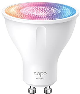 Tapo TP-Link smarte WLAN Glühbirne GU10 L630, Energie sparen, 3.7W Entspricht 50W, Mehrfarbrige dimmbare alexa lampe, smart home zubehör, 16 Mio Farben