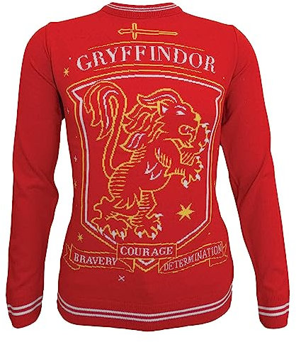HARRY POTTER Sweatshirt Christmas Jumper Gryffindor (M)