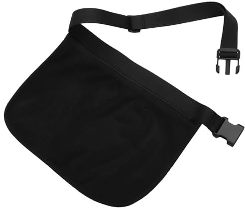 INOOMP Tennisball-hüfttasche Aus Nylon Und Praktische Ballsammeltasche Mit Reißverschluss Robuste Outdoor-Tasche Für Tennisbälle Und Andere Sportbälle