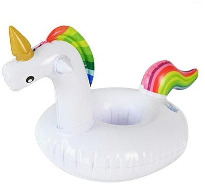 Bargain Wells Inflatable Unicorn Hot tub Bath Pool Drinks Holder (With Ears)