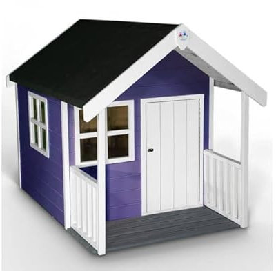 Matilda Wooden Playhouse - (Indigo Glow)