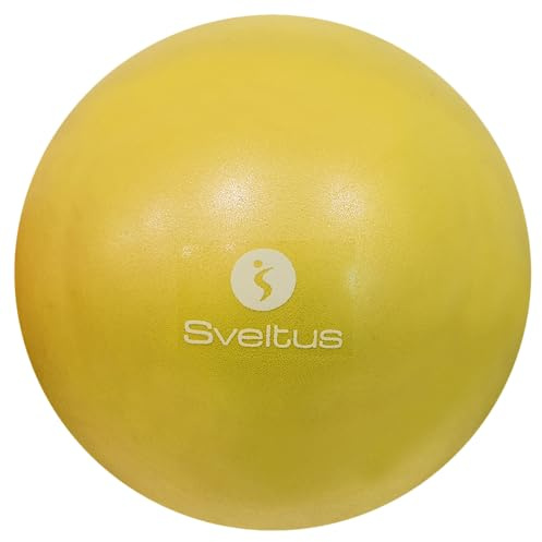 Sveltus Ballon pédagogique, Unisex-Erwachsener Lernball, Gelb, diam. 20cm +/-10% -