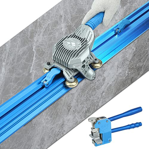 TEmkIn Tagliapiastrelle in Ceramica - Utensile da Taglio Manuale per gres porcellanato di Grandi Dimensioni Fino a 87