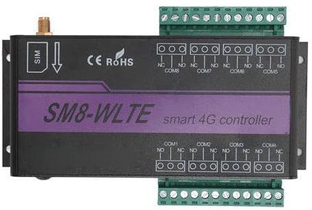 4G GSM Toröffner mit Stromausfallalarm, Fernbedienungsschalter, 8 Kanäle, Aluminium für Industrielle Steuerungsanwendungen