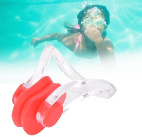 Tapones para la Nariz Nadar, Clip Nasal de Silicona 20 Piezas en 10 Colores, Ideal Adultos y Niños