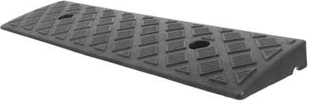COSMEVIVI Plastik Auffahrrampe 50x13x3cm Rutschfest Robuste Auto und Rollstuhlrampe für Innen Außen Vielseitige Kunststoff Stufenrampe