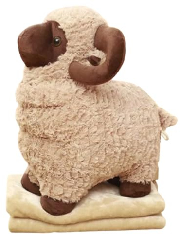 Schaf Plüschtier Süße Kuscheltier Schaf, kuschelig weich,riesen Schaf Kuscheltier,Plüschtier Lamm, Stofftier im realistischen Design, Sheep Weihnachten Geburtstag Geschenk Jungen (60 cm,Kaffeebraun)