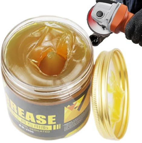 Grasa Multiusos - 250g Grasa Alta Temperatura,Lubricante Anti-Ruido Y Antioxidante Para Amoladoras Taladros Componentes Mecánicos Talleres Garajes Y Obras De Construcción