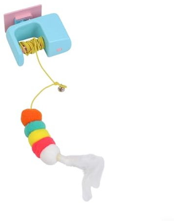 Vilgftyiet Giocattolo interattivo ricaricabile per gatti con movimento elettrico, prevenzione intelligente degli ostacoli e gioco automatico per coinvolgere e stimolare il gioco del gatto (blu)