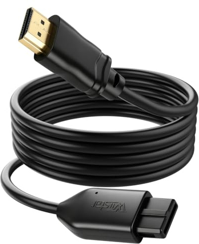 N64 to HDMI Converter Adapter Cable for Nintendo 64 SNES GameCube SFC NGC, 1080P Output with 16:9/4:3 Aspect Ratio for HDTV Monitor Projector Plug & Play, 5ft Cord