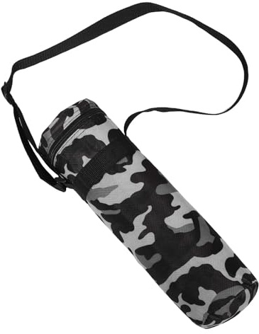 Zerodeko Porte Gourde Randonnée Camouflage en Tissu Léger et Résistant Bandoulière Réglable pour Hiking et Activités Outdoor