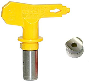 TOOLSTAR Paint Spray Tips, Reversible Tungsten Steel Airless Paint Spray Gun Tip Nozzle Accessoies for Airless Sprayer (519, Pack of 1)