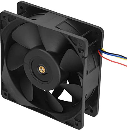 6000RPM CPU Cooling Fan for Antminer, 12V DC 4-Pin PC Computer Cooling Case Fan with Metal Finger Guard Grill for bitcoin mining/mining rig